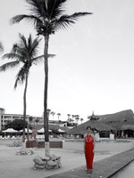 red and white sand